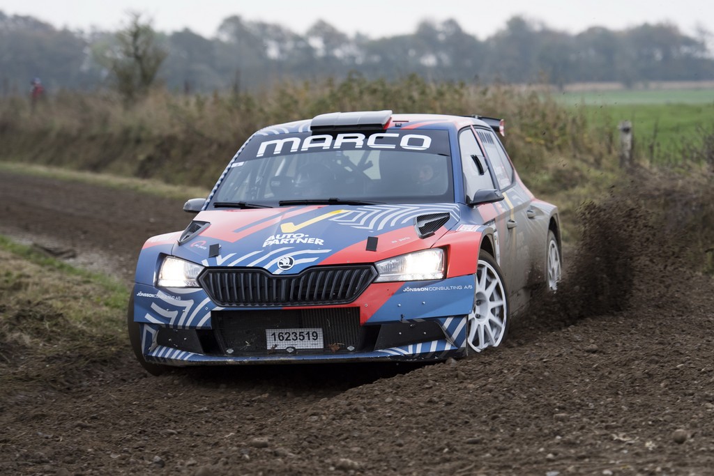 Weekenden i Rally Stoholm kommer til at byde på masser af løst underlag for Marco Gersager og Ole R. Frederiksen
(Foto: Jokum Tord Larsen)